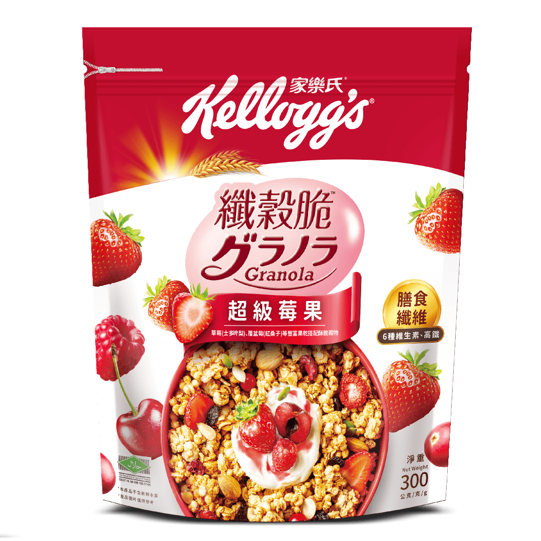 家樂氏纖穀脆-超級莓果
