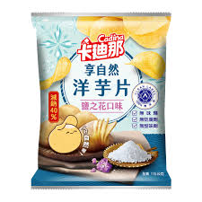 卡迪那享自然洋芋片鹽之花口味12包