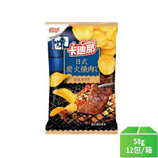 卡迪那波浪洋芋片日式炭火燒肉口味12包