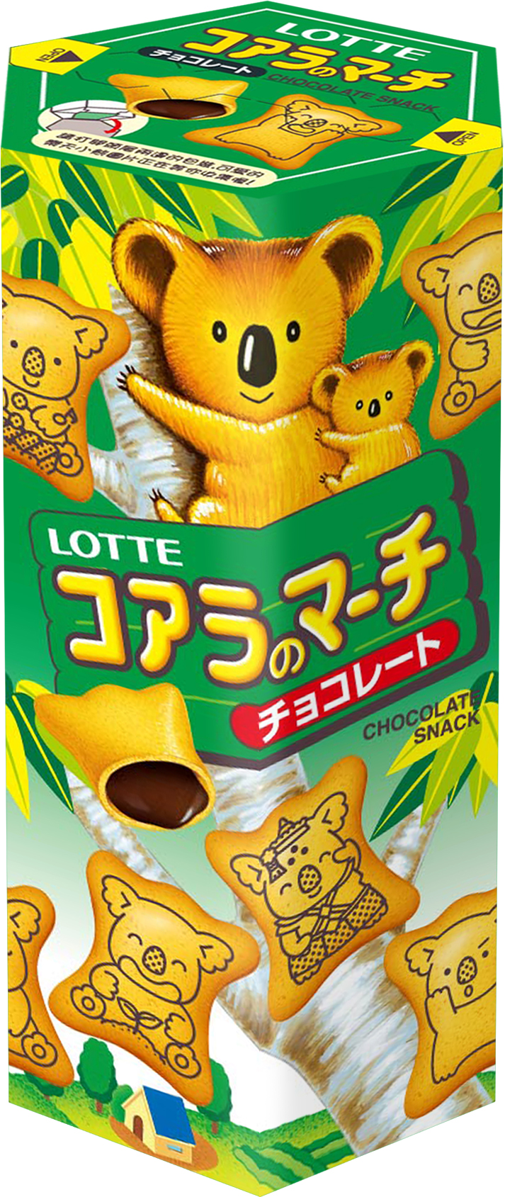 樂天小熊餅-巧克力 37g/6盒