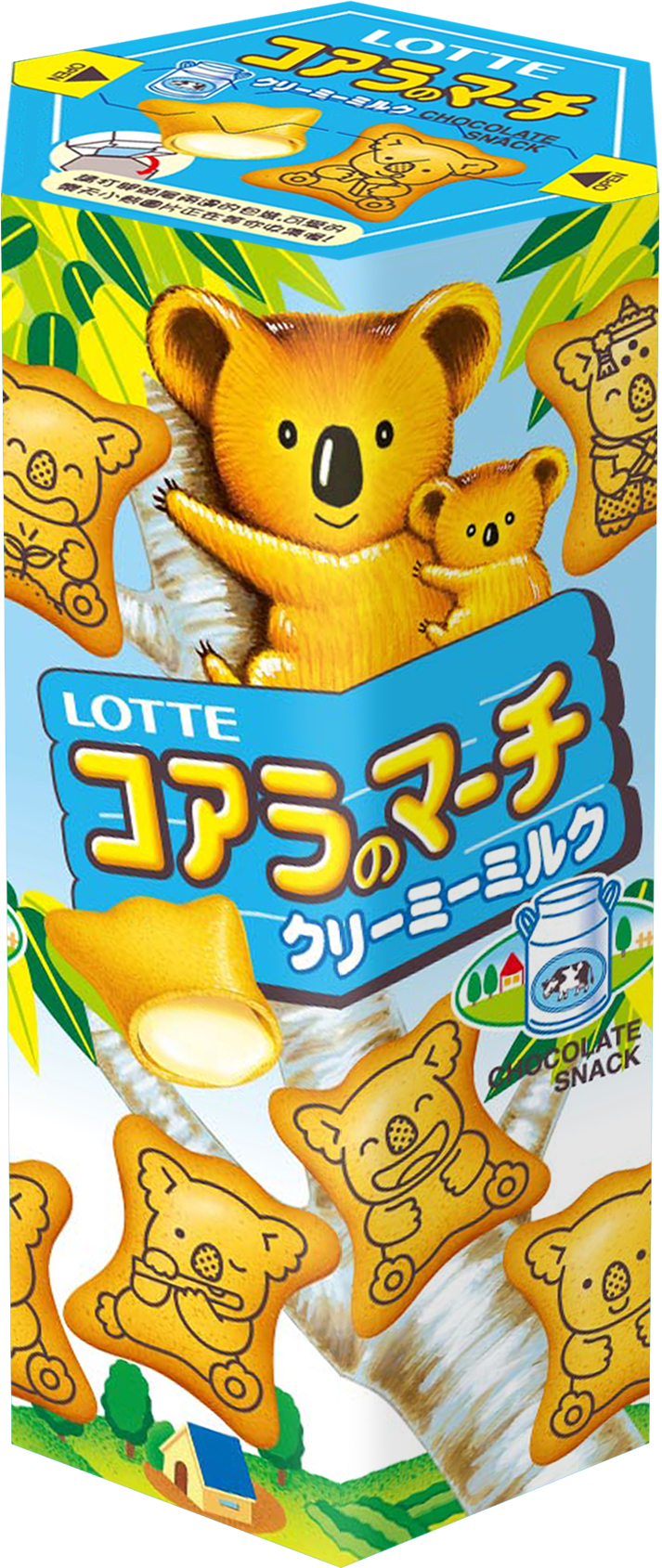 樂天小熊餅-牛奶 37g 6盒/封